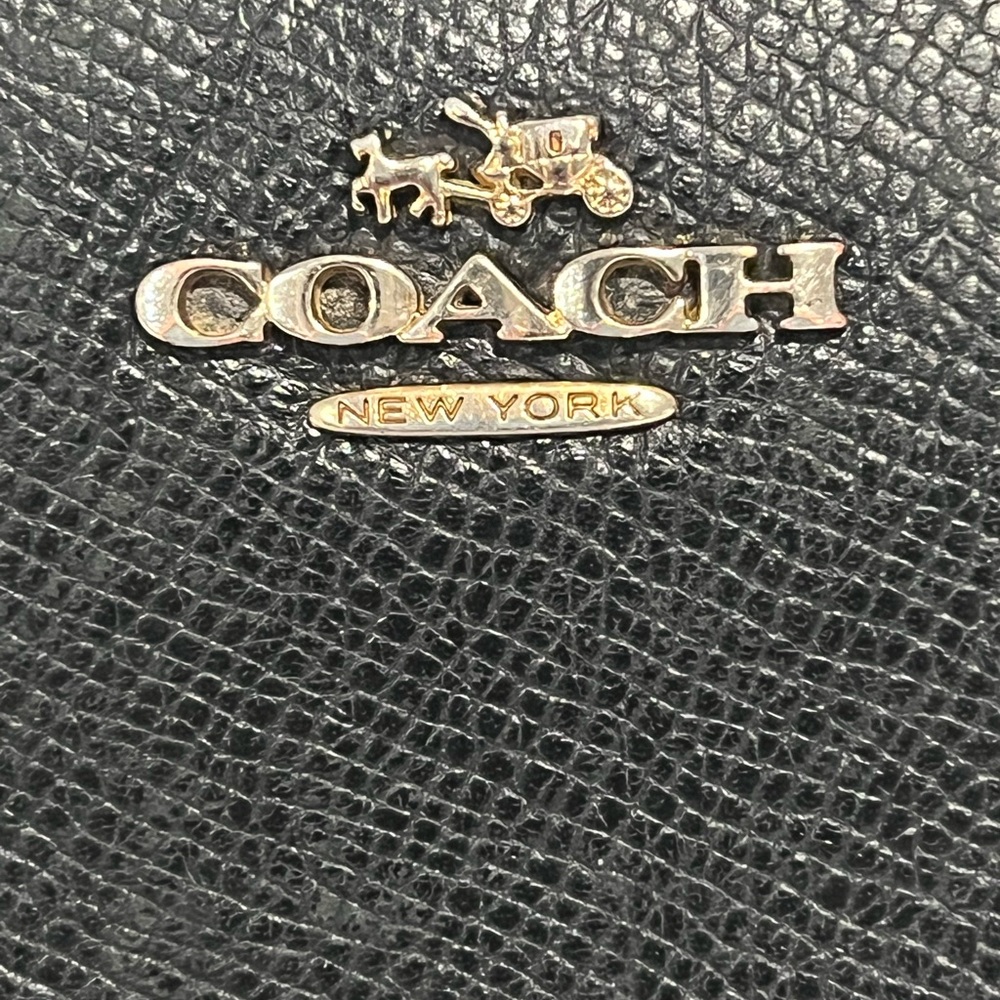 Coach Crossgrain Leather Billfold Wallet – Black - Picture 12 of 12